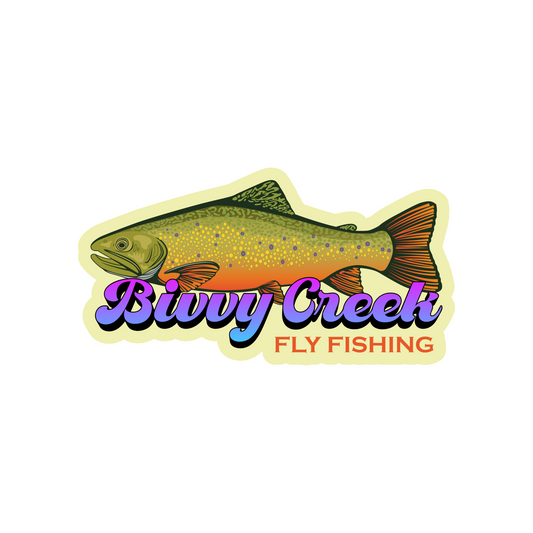 Brook Trout Bivvy Creek Sticker